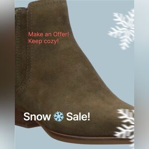 Cole Haan Suede Hadlyn Bootie